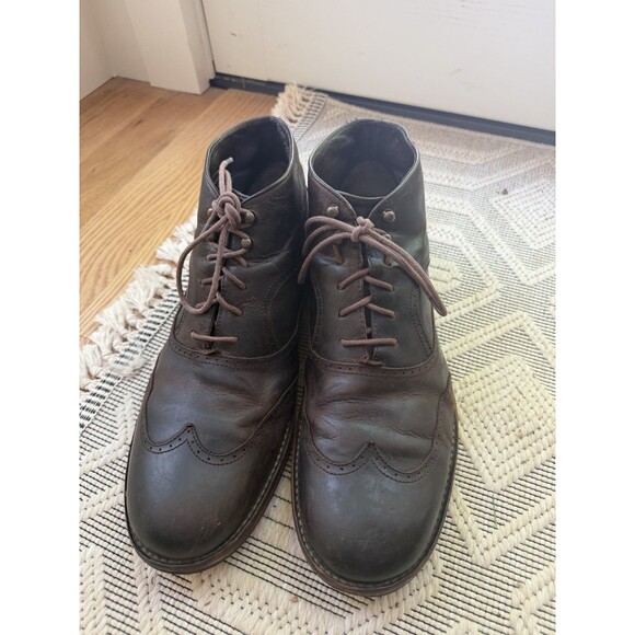 Wolverine 1000 Mile Wesley Wingtip Chukka, Leather, Black, Size 13D main image 5